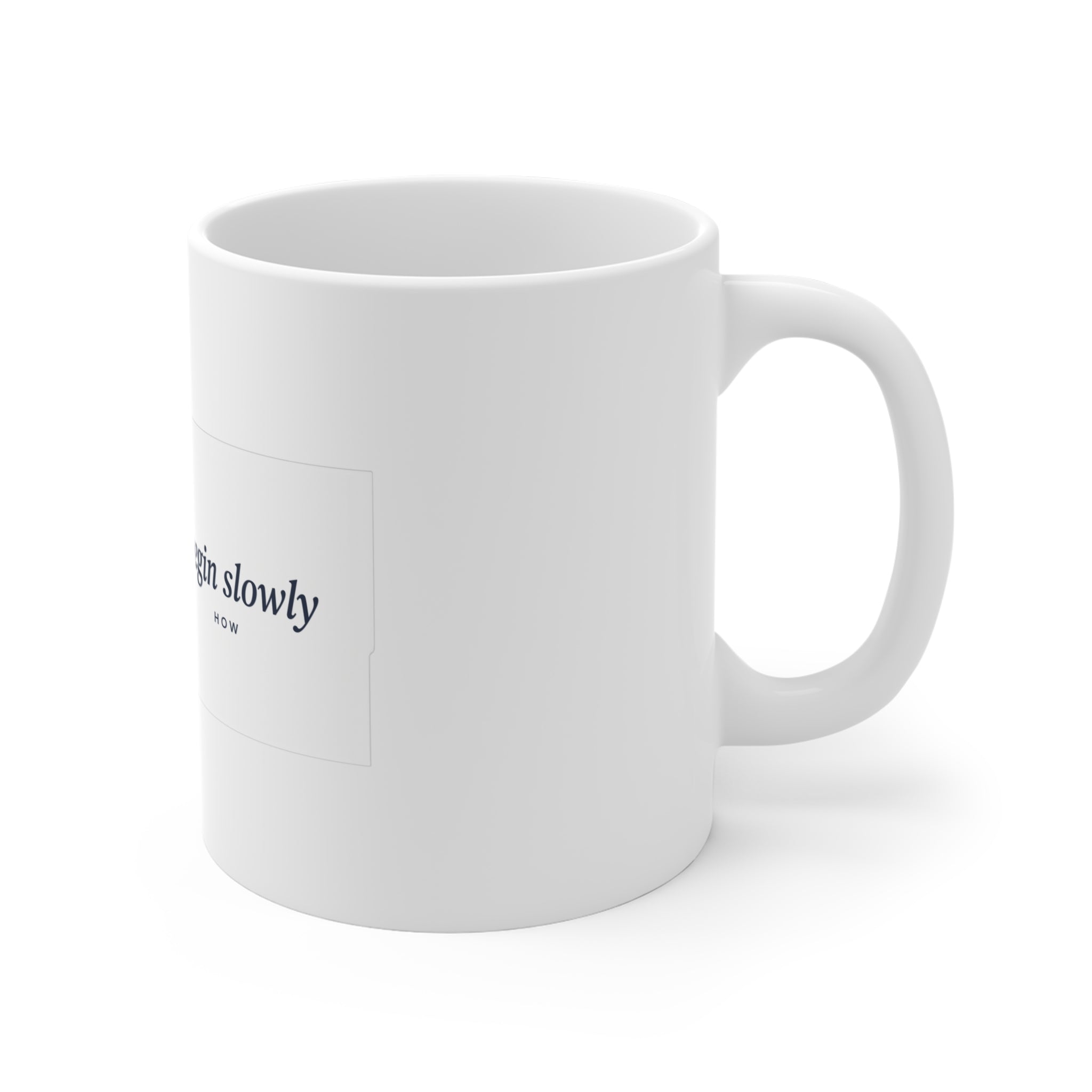 Begin Slowly — The Ritual Mug