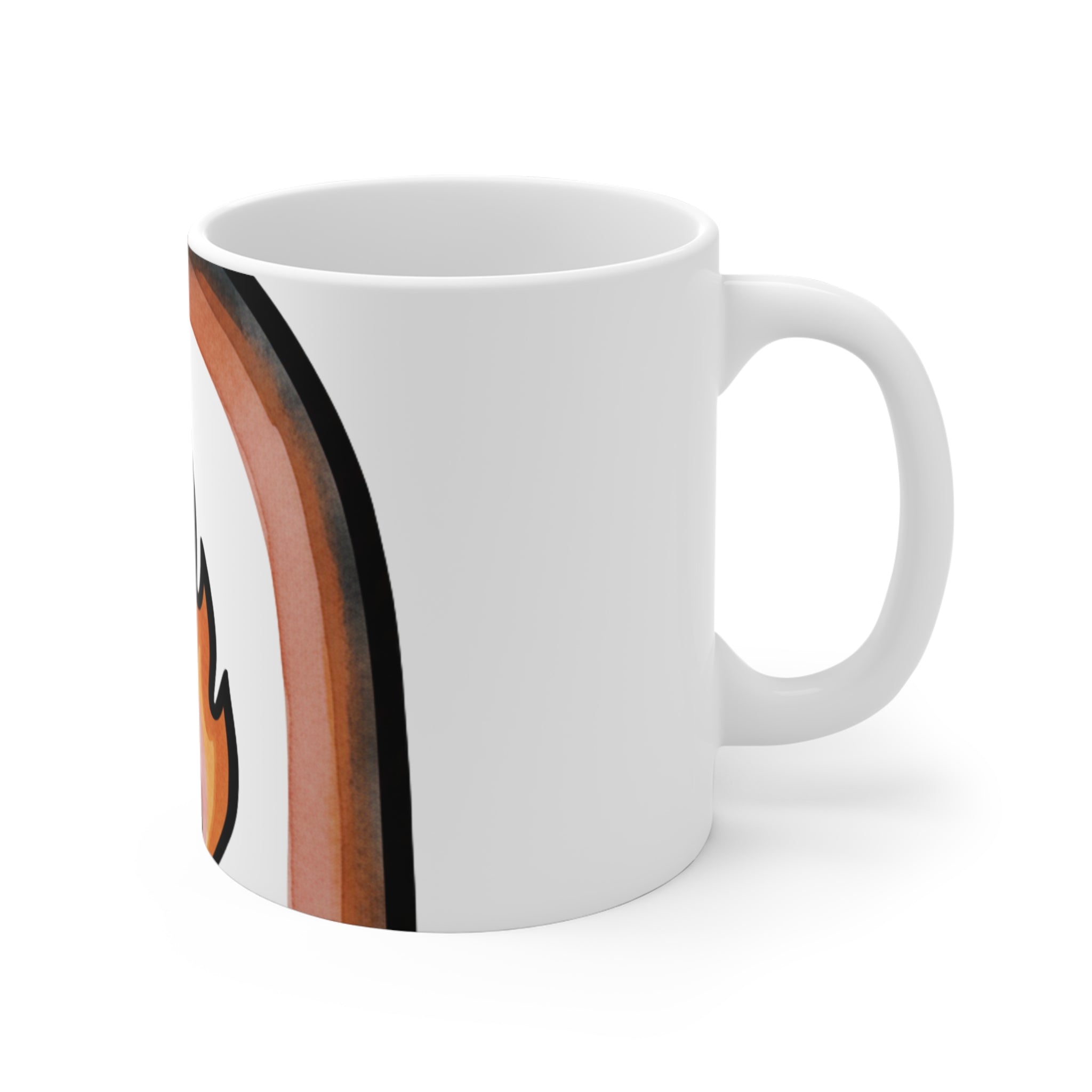 The Warm Hearth -- 11oz Ceramic Mug