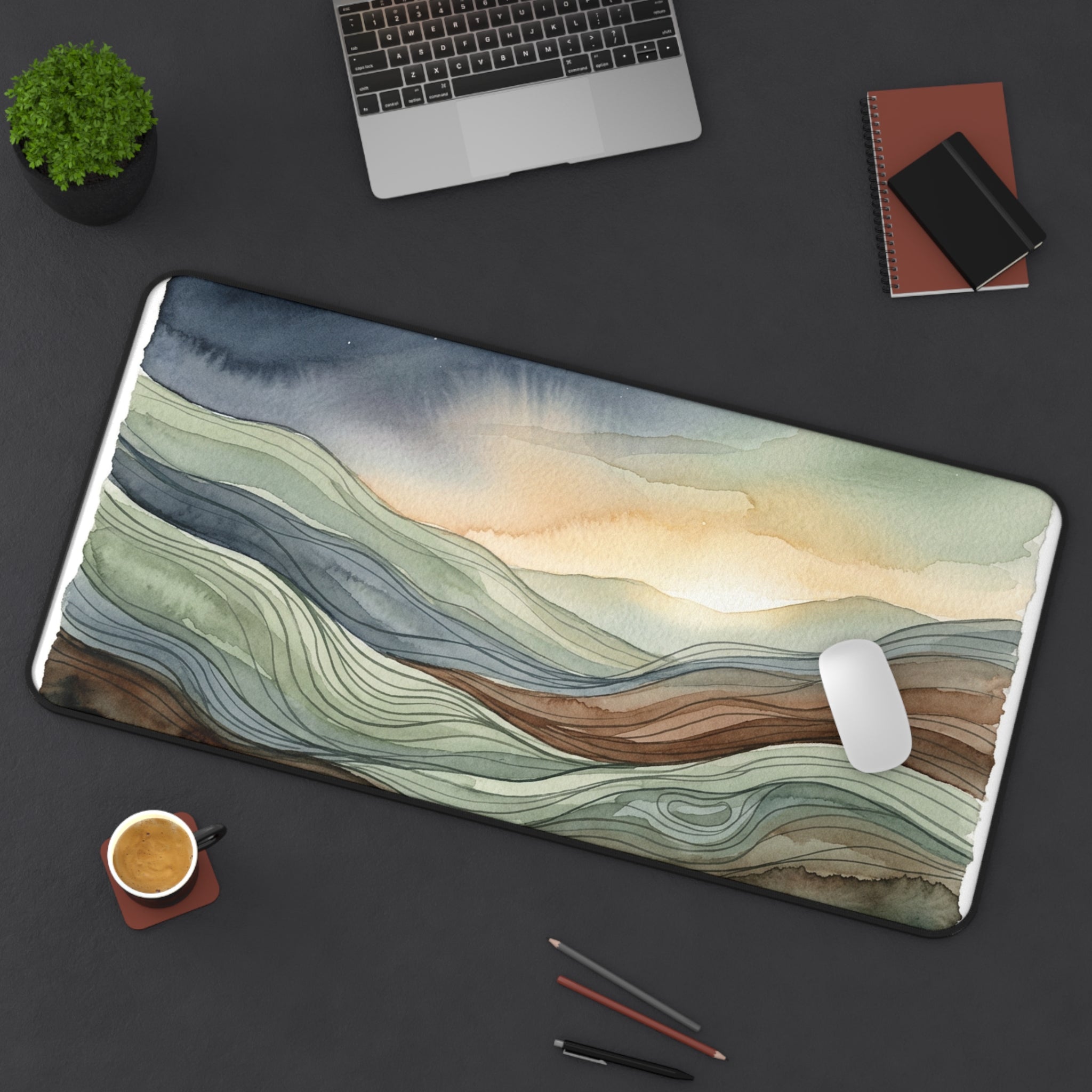 Morning Routine -- Desk Mat