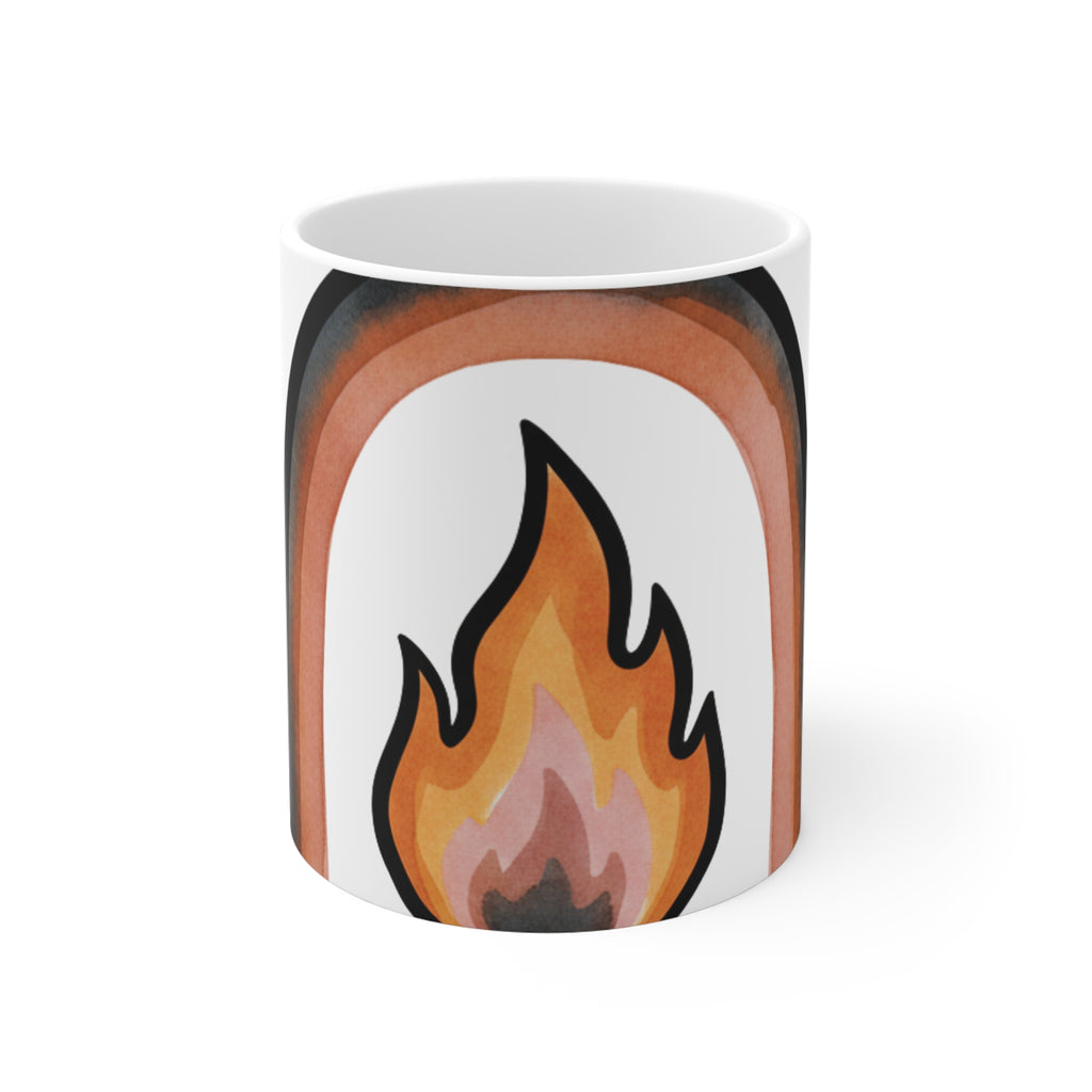 The Warm Hearth -- 11oz Ceramic Mug