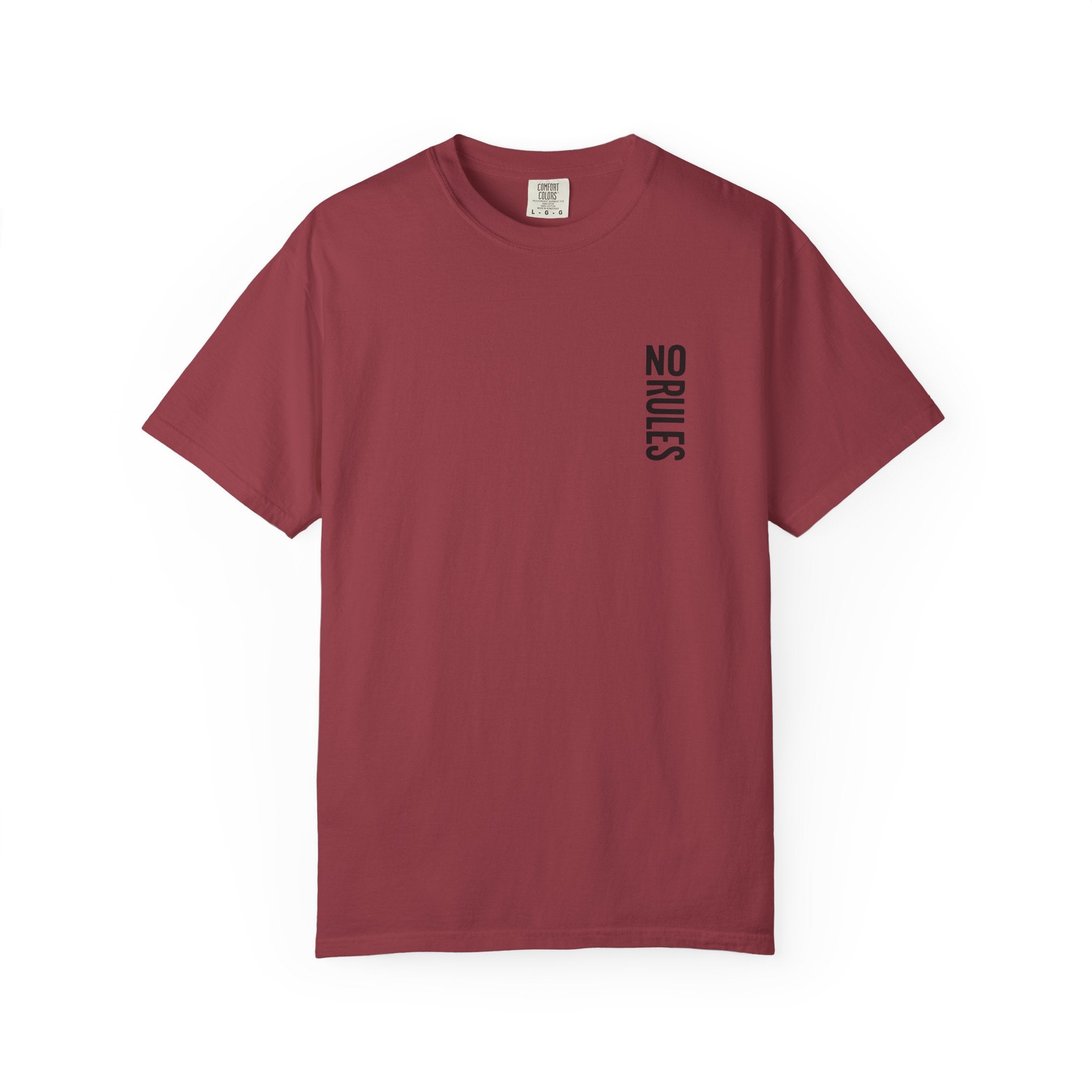 Casual Graphic T-Shirt - No Rules | Unisex Tee, Everyday Wear, Gift for Friends, Casual Style, Graphic Apparel