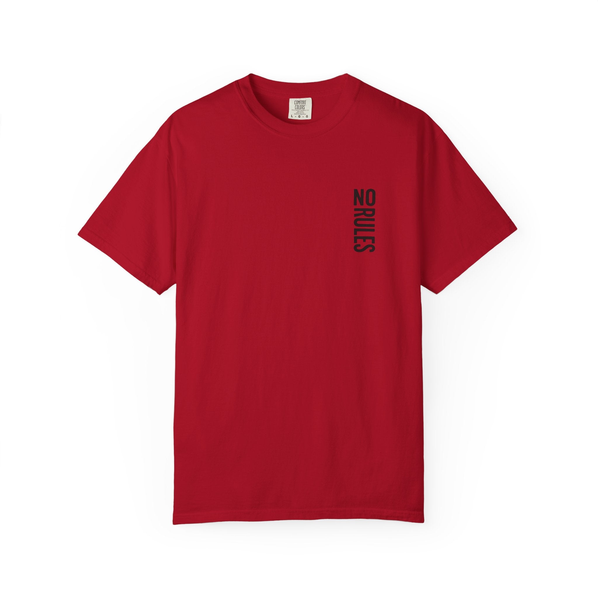 Casual Graphic T-Shirt - No Rules | Unisex Tee, Everyday Wear, Gift for Friends, Casual Style, Graphic Apparel