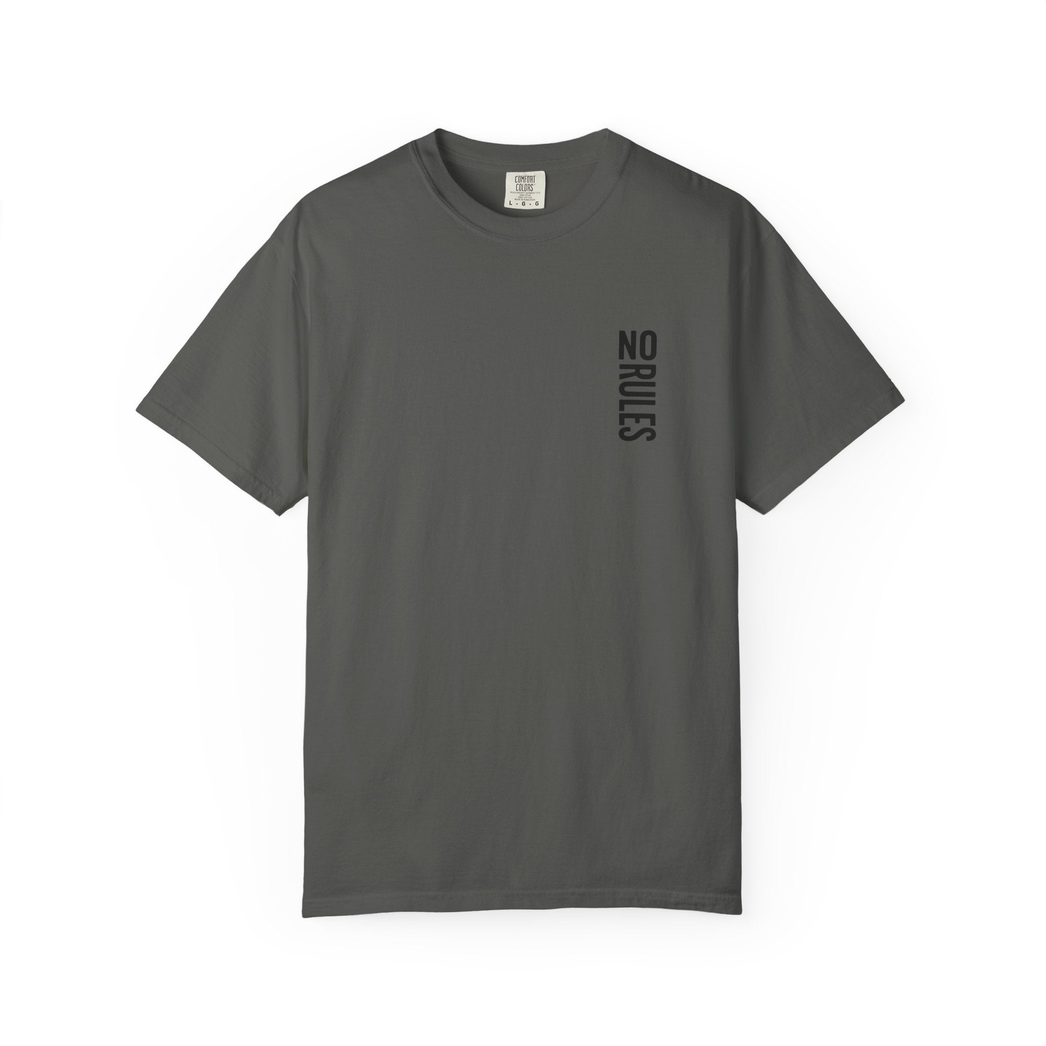 Casual Graphic T-Shirt - No Rules | Unisex Tee, Everyday Wear, Gift for Friends, Casual Style, Graphic Apparel