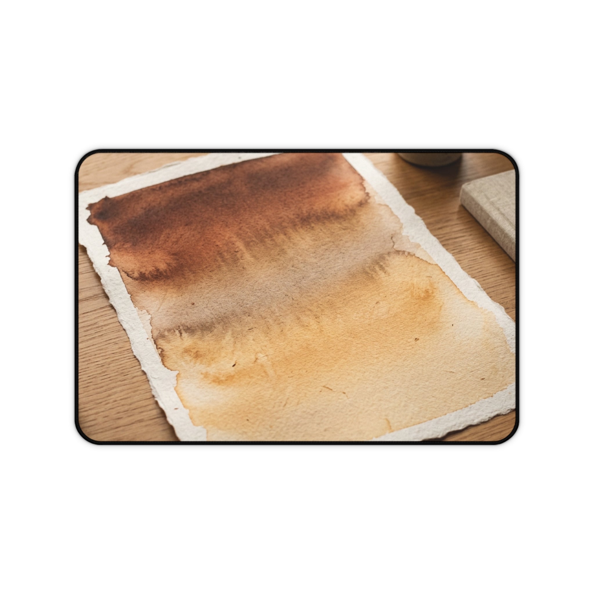 Minimalist Desk Mat -- Amber Gradient