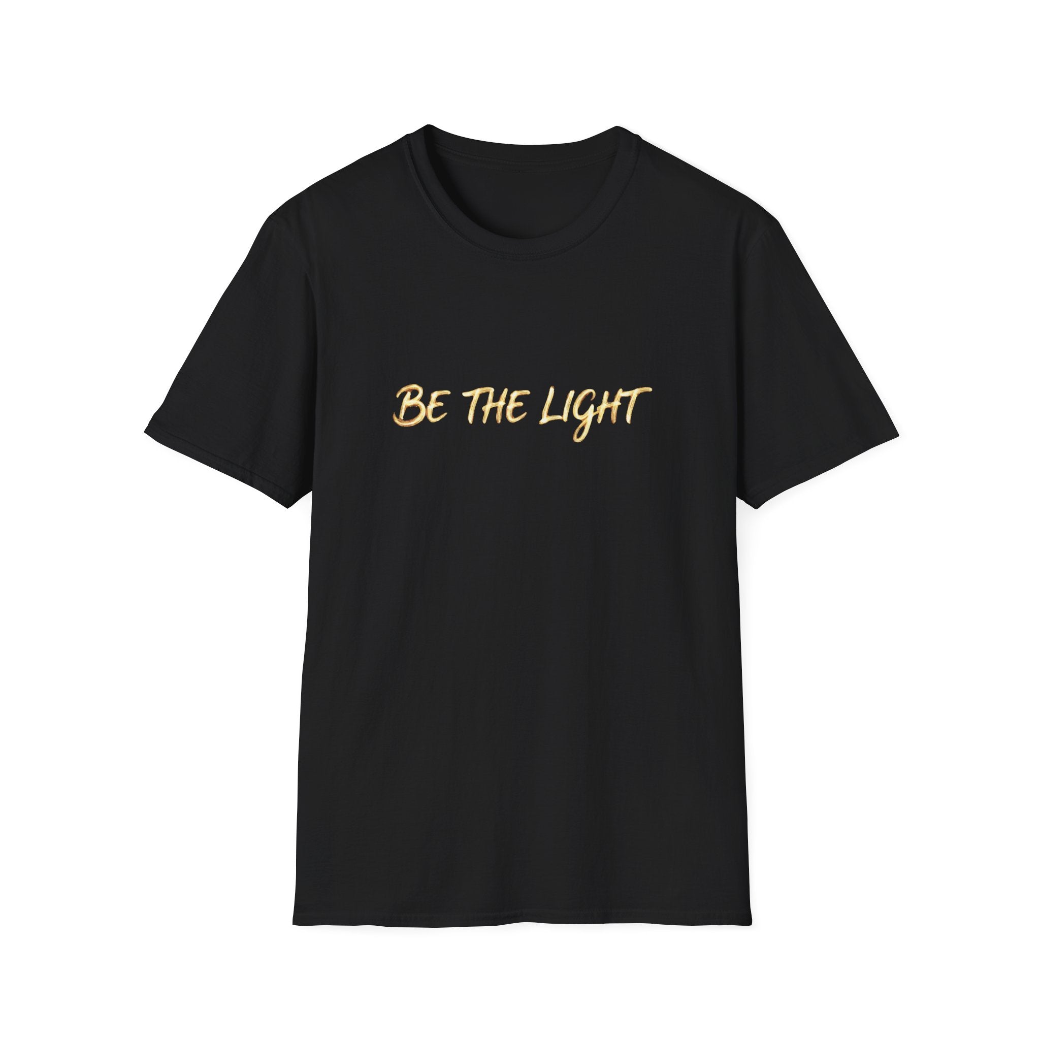 Be the Light Winter Holiday T-Shirt - Inspirational Warmth Tee