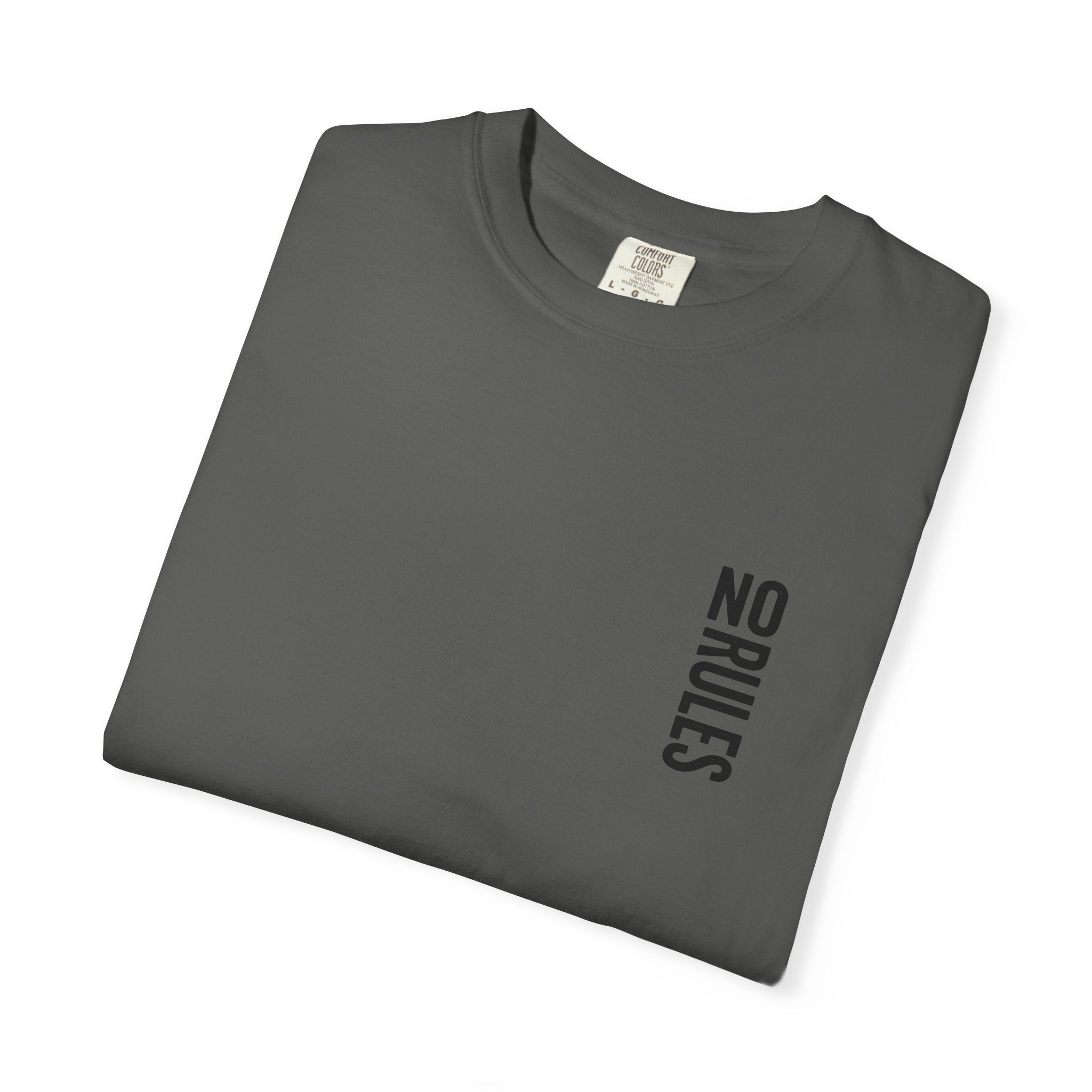 Casual Graphic T-Shirt - No Rules | Unisex Tee, Everyday Wear, Gift for Friends, Casual Style, Graphic Apparel