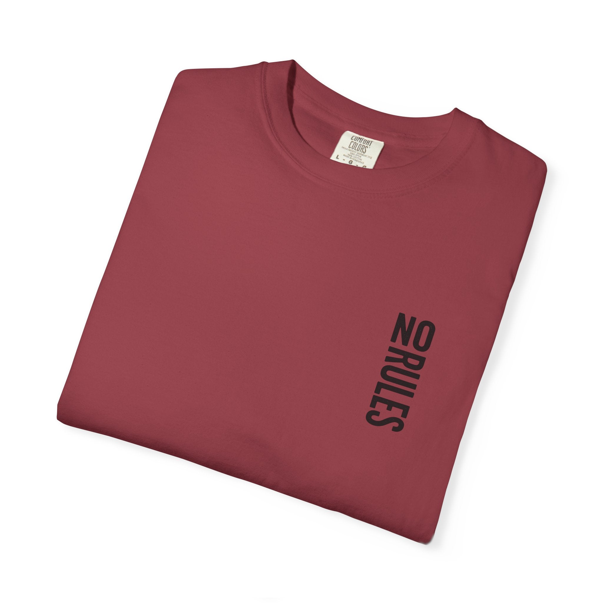 Casual Graphic T-Shirt - No Rules | Unisex Tee, Everyday Wear, Gift for Friends, Casual Style, Graphic Apparel