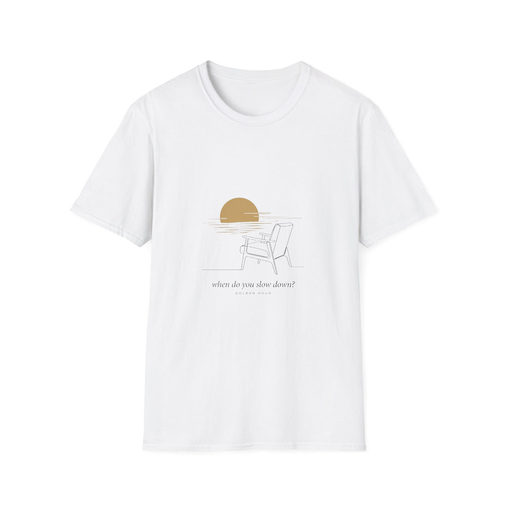 When Do You Slow Down — The Golden Hour Tee — view 3