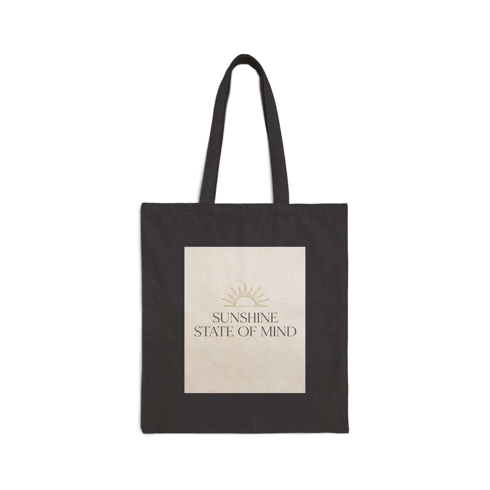 Sunshine State of Mind — Canvas Tote - cotton canvas tote bag, front design