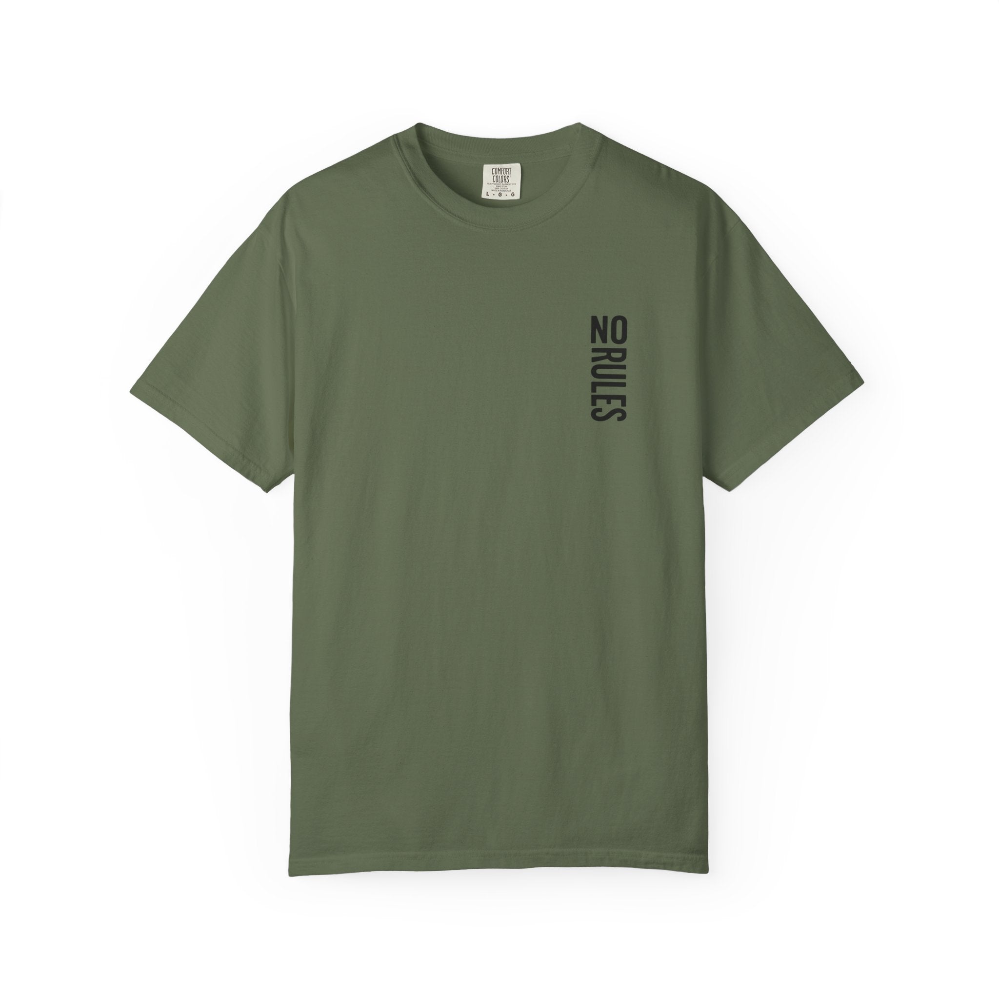 Casual Graphic T-Shirt - No Rules | Unisex Tee, Everyday Wear, Gift for Friends, Casual Style, Graphic Apparel