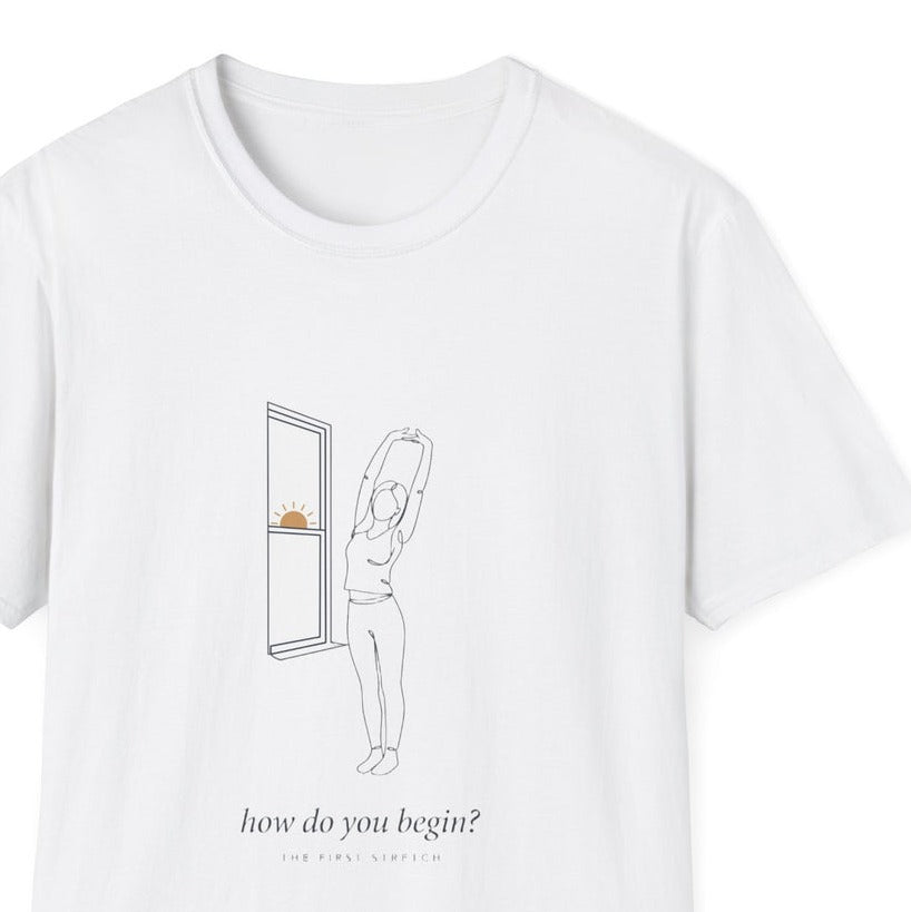 How Do You Begin — close-up of the printed design
