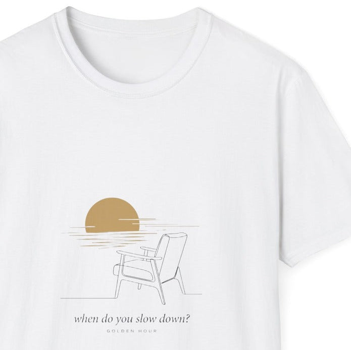 When Do You Slow Down — close-up of the printed design