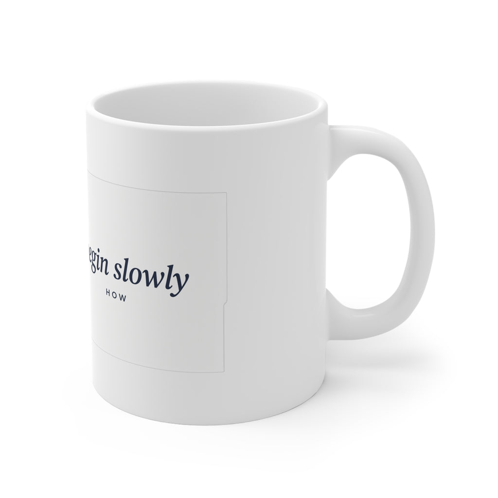 Begin Slowly — The Ritual Mug — view 3