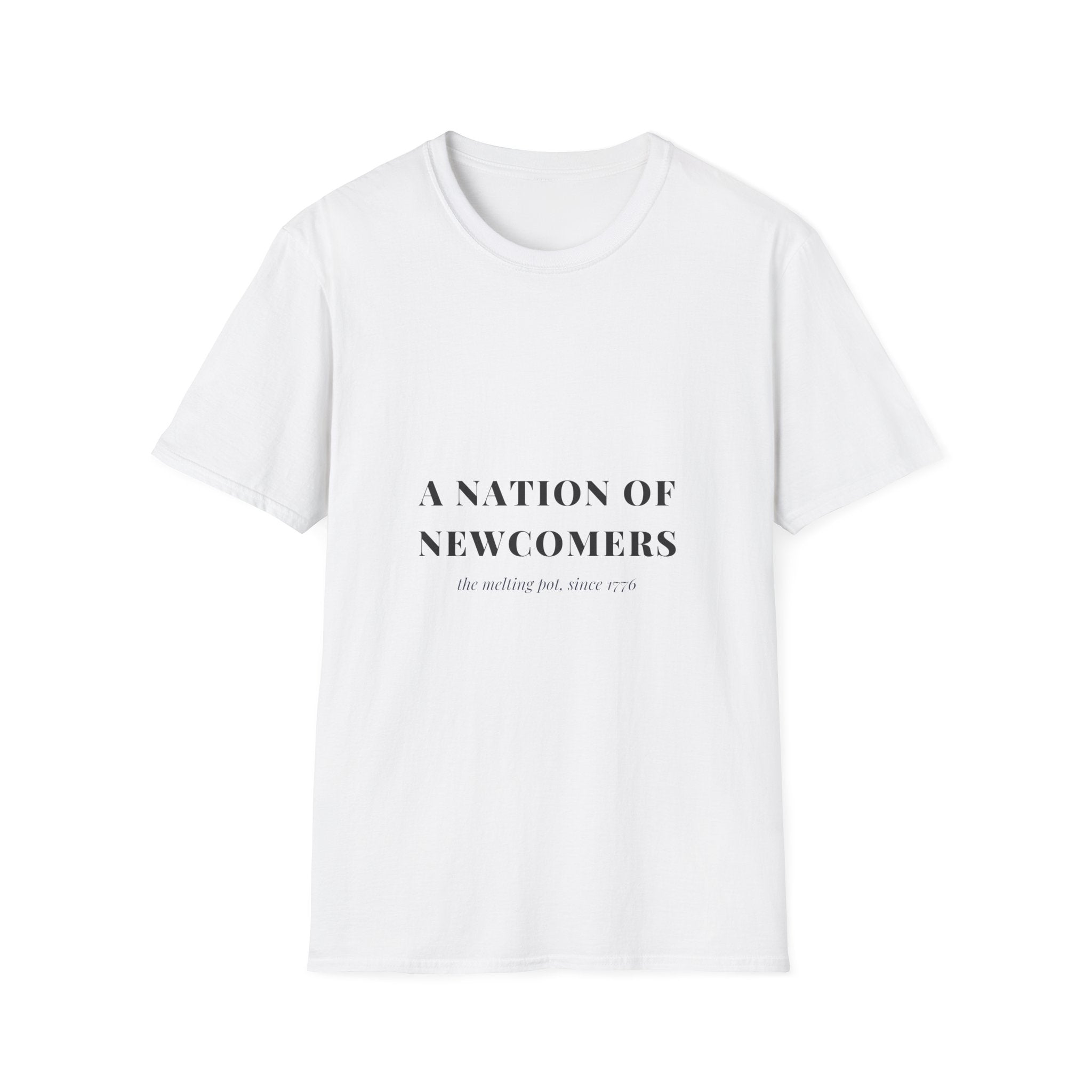 A Nation of Newcomers Tee - Morning Attire America 250