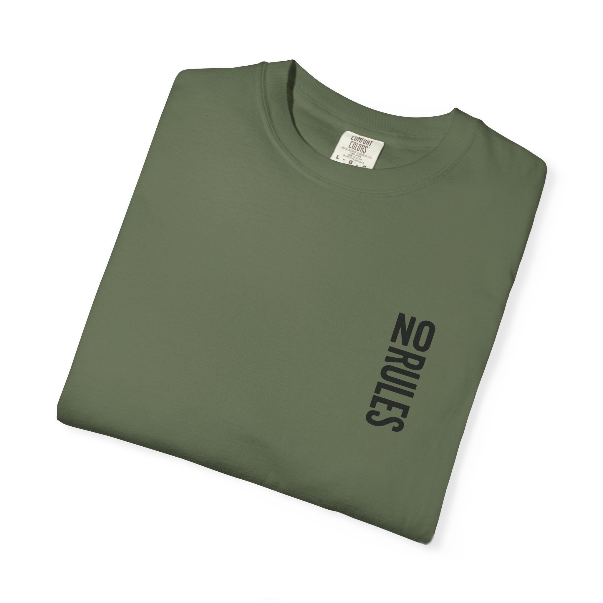 Casual Graphic T-Shirt - No Rules | Unisex Tee, Everyday Wear, Gift for Friends, Casual Style, Graphic Apparel