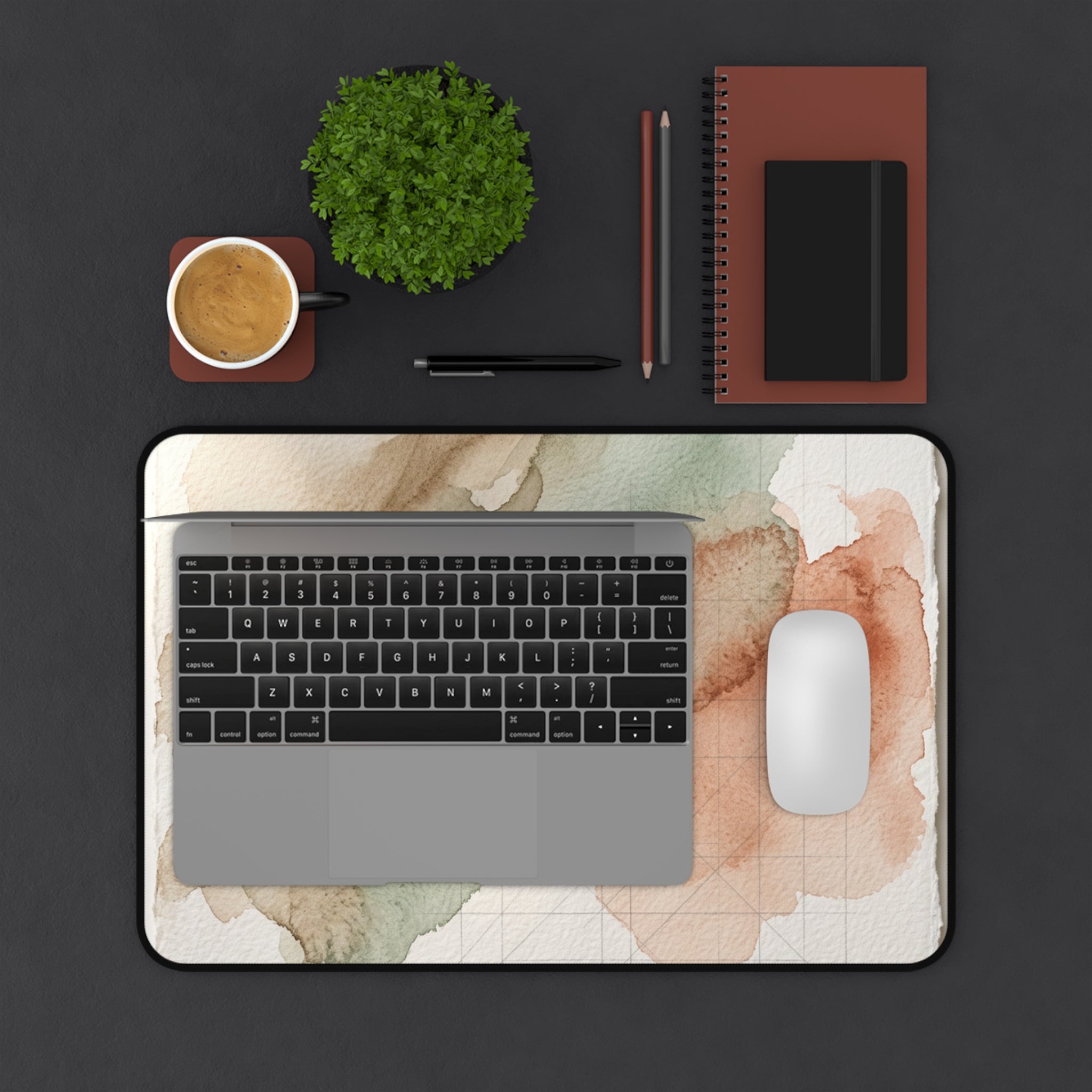 Morning Textures -- Desk Mat