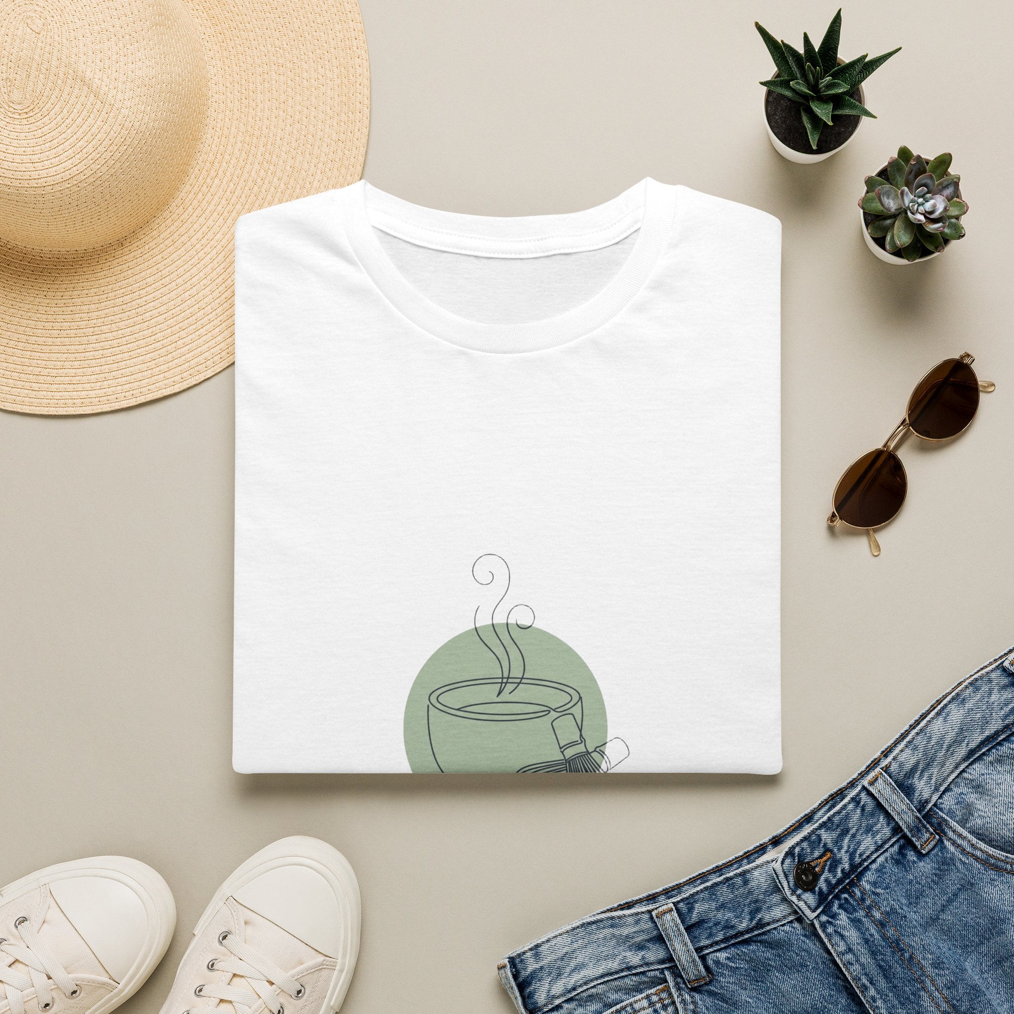 How Slow Can You Go — The Matcha Tee — front view