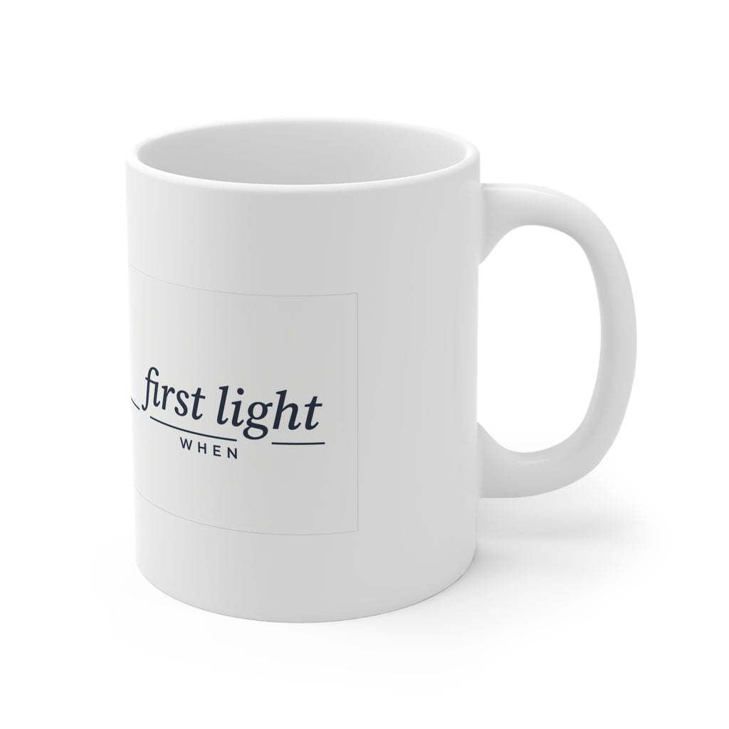 First Light — The When Mug — view 3
