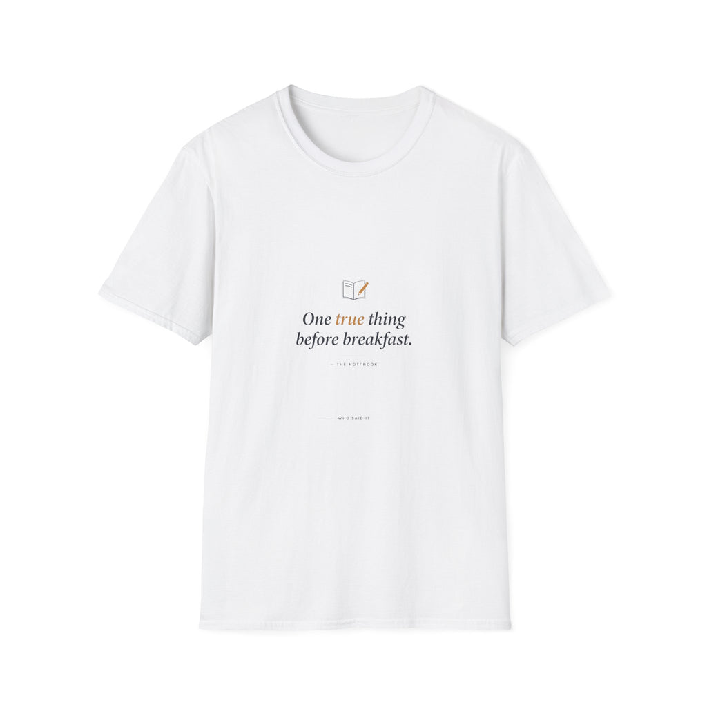 One True Thing — The Notebook Tee