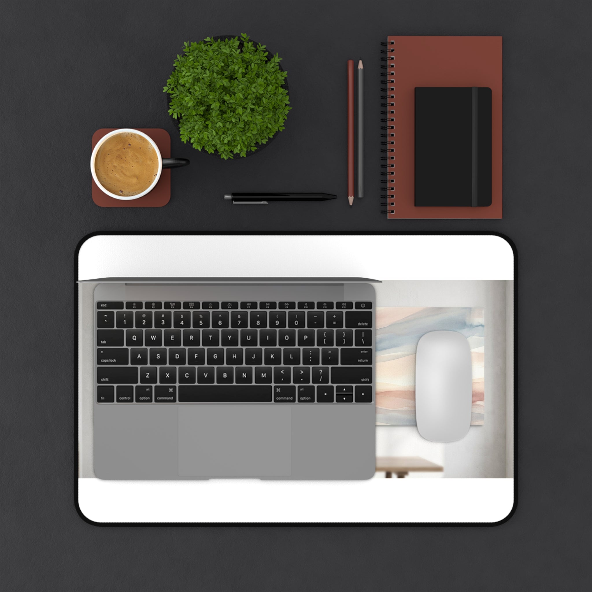 Sunrise Desk Mat -- Minimalist