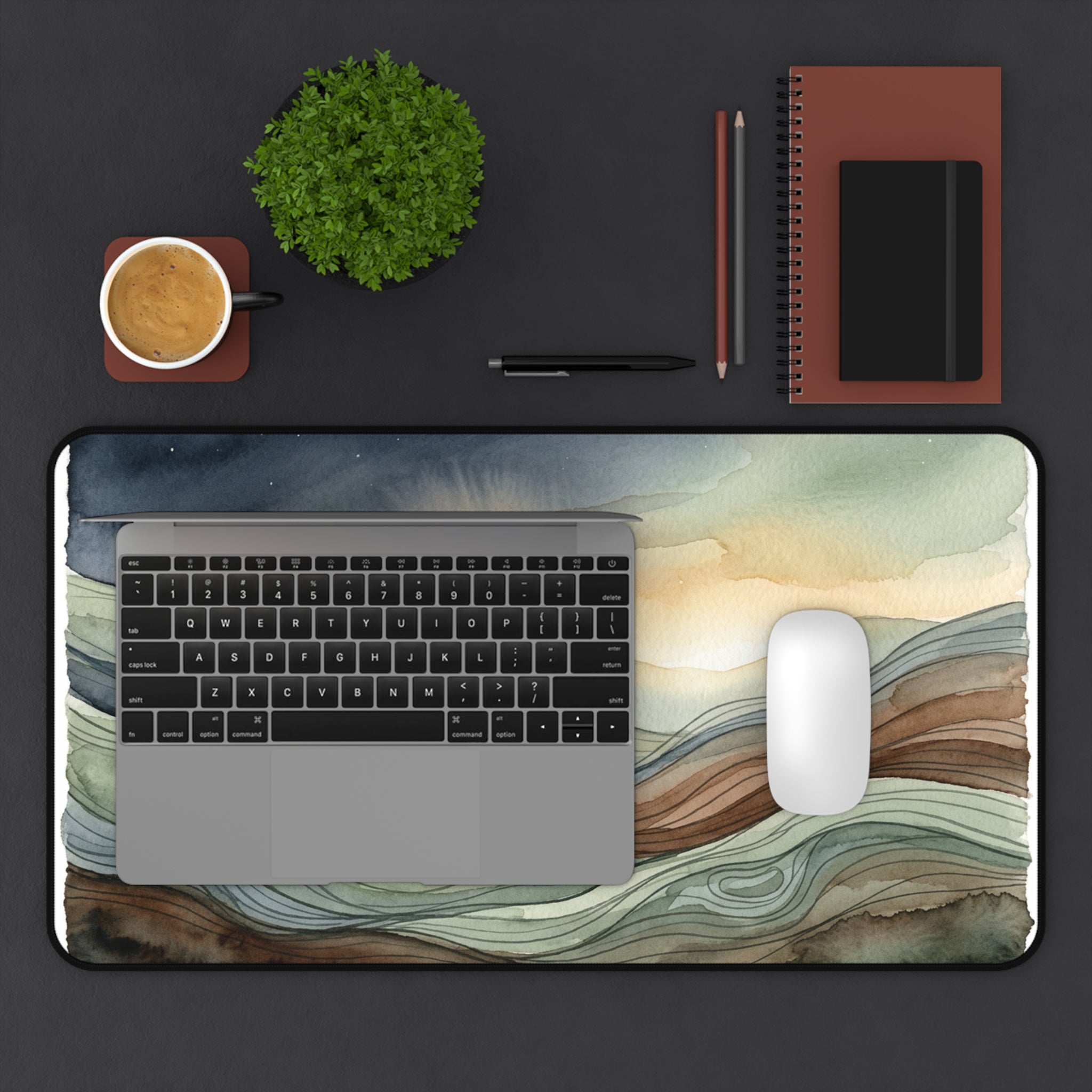 Morning Routine -- Desk Mat