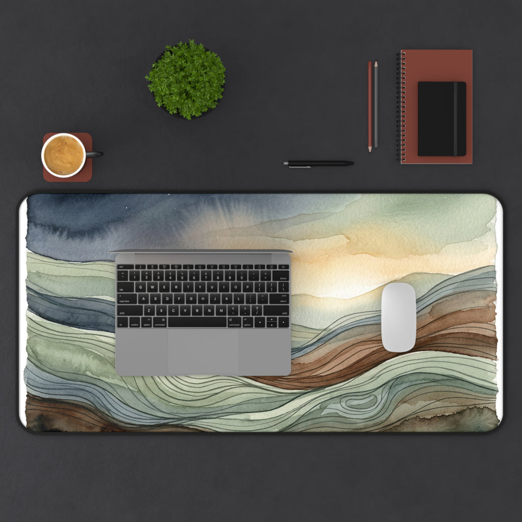 Morning Routine -- Desk Mat