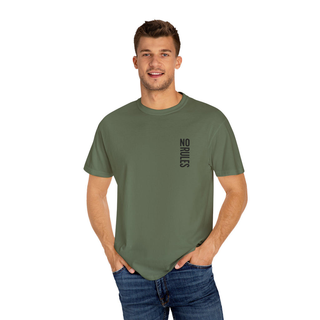 Casual Graphic T-Shirt - No Rules | Unisex Tee, Everyday Wear, Gift for Friends, Casual Style, Graphic Apparel