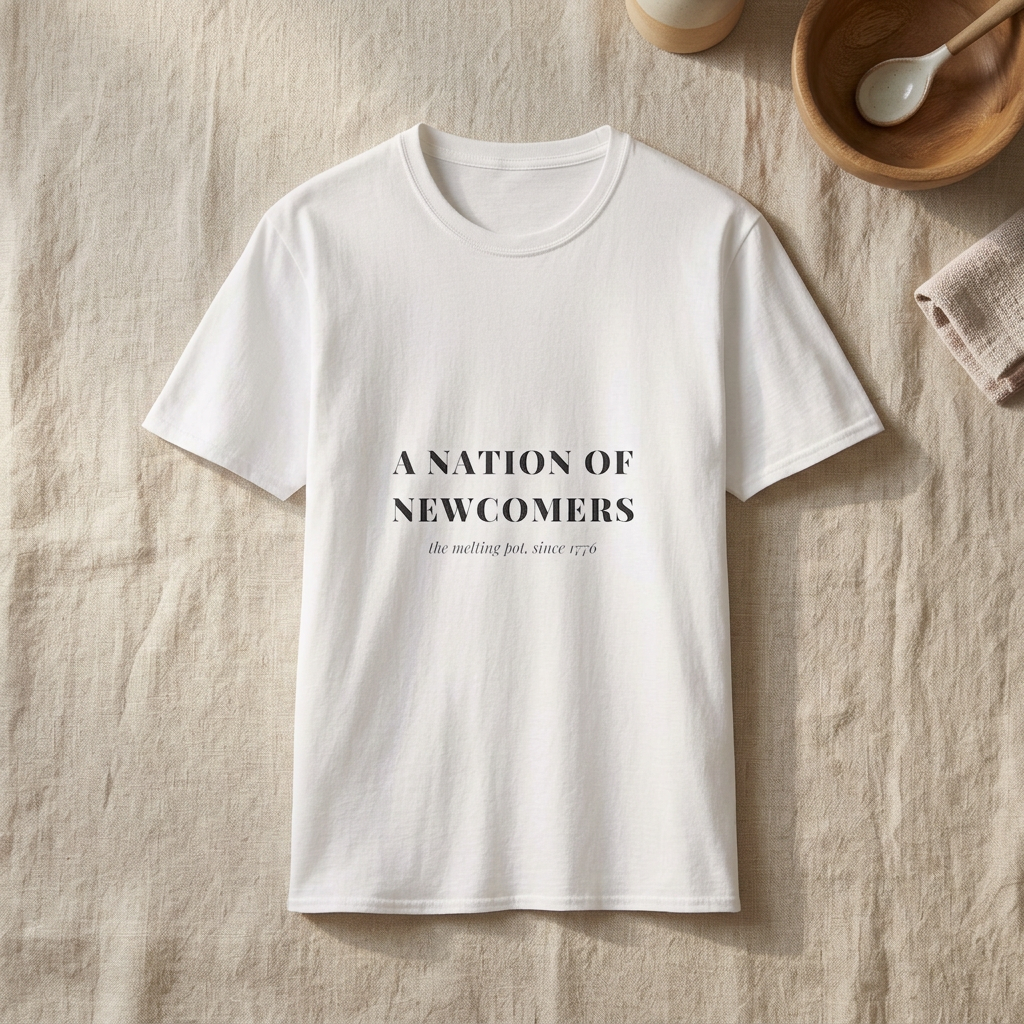 A Nation of Newcomers Tee - styled