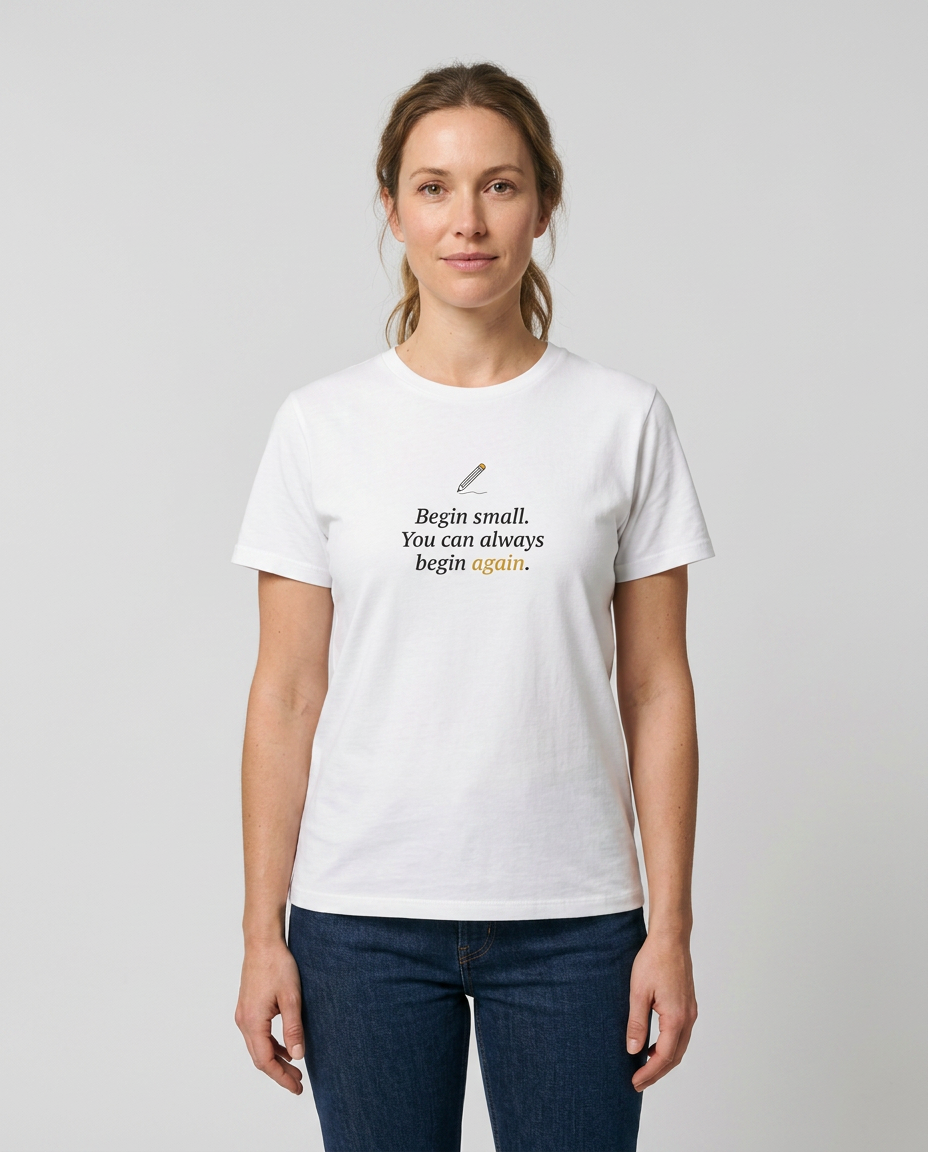 model: Begin Again — The Pencil Tee - catalog-hero
