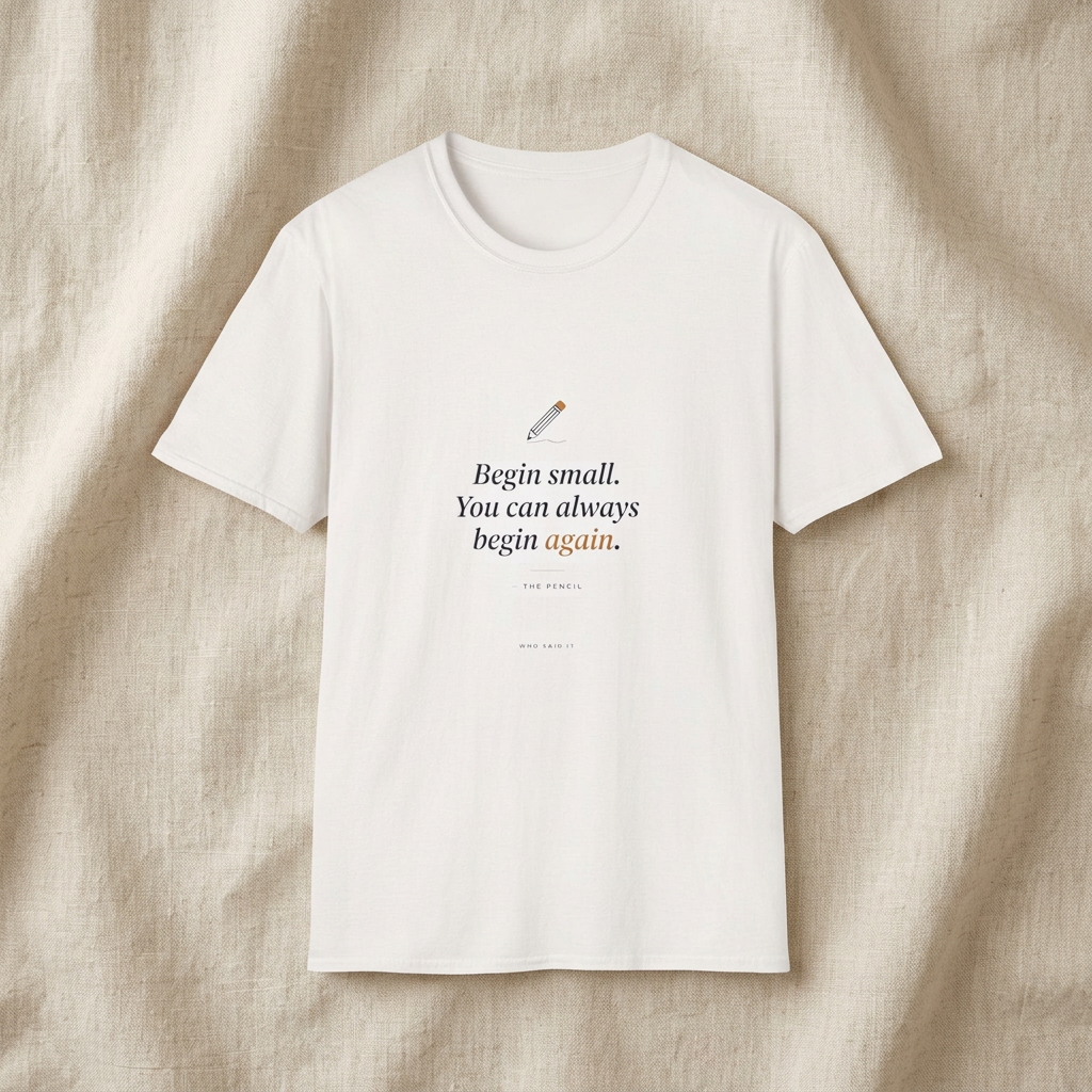 Begin Again — The Pencil Tee - styled