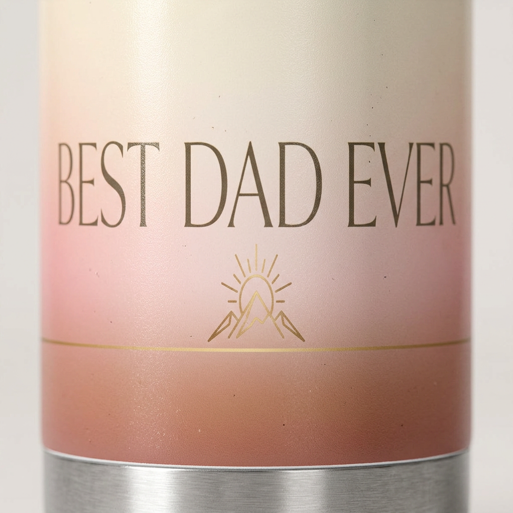 Best Dad Ever — Insulated Bottle - detail