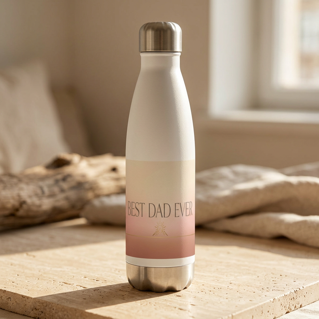 Best Dad Ever — Insulated Bottle - styled