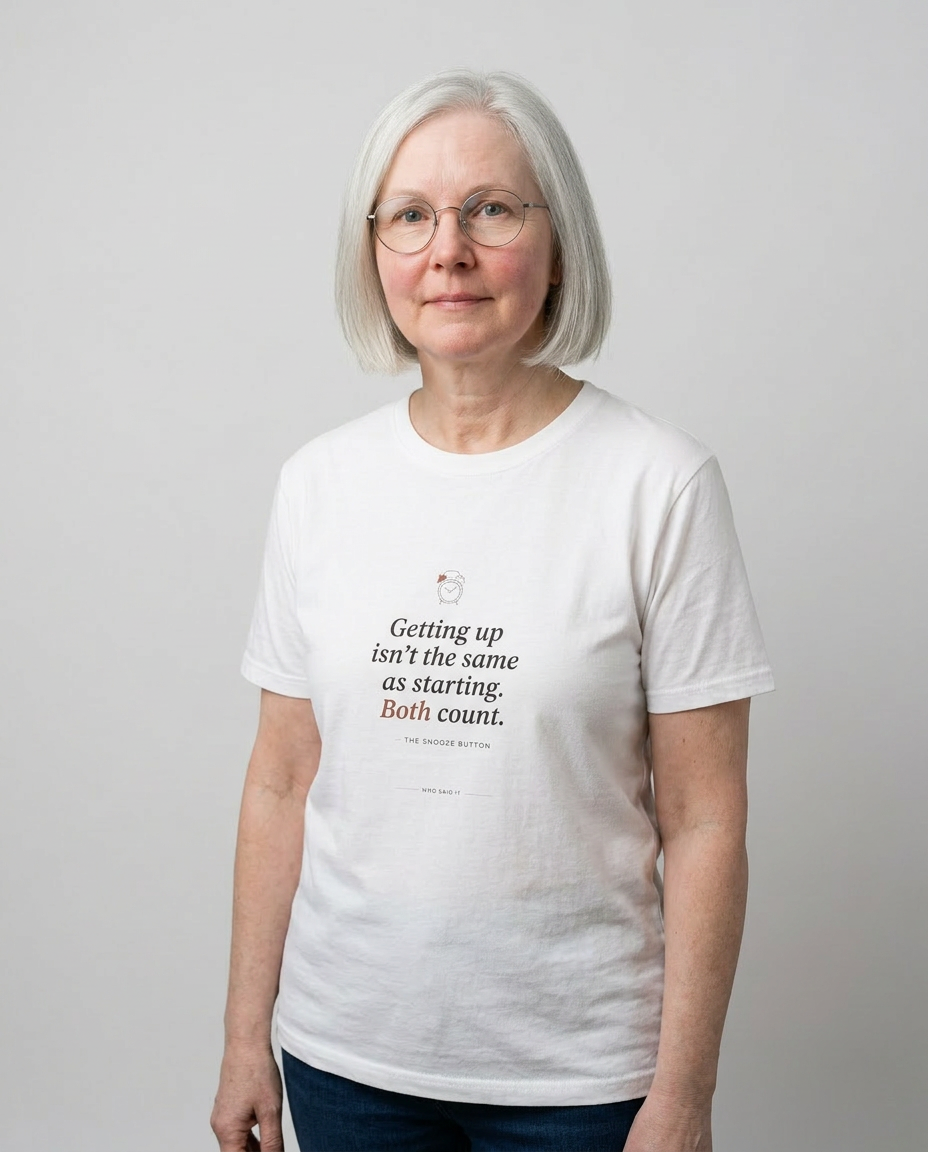 model: Both Count — The Snooze Button Tee - catalog-hero