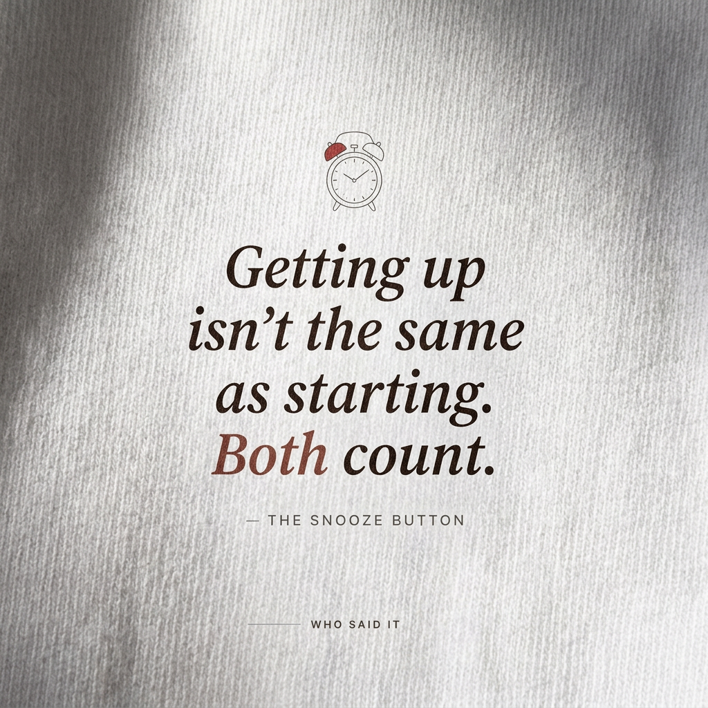 Both Count — The Snooze Button Tee - detail