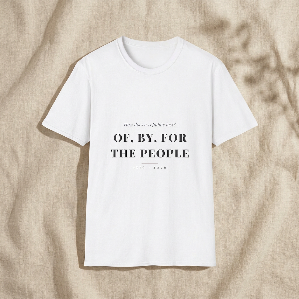 How a Republic Lasts — Of, By, For the People Tee - styled
