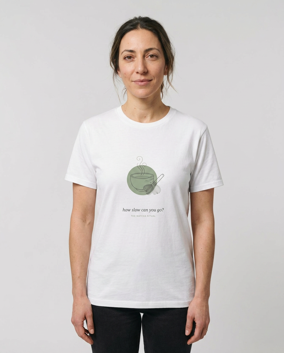 model: How Slow Can You Go — The Matcha Tee - catalog-hero