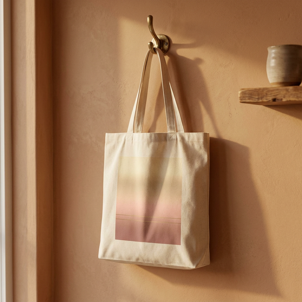 Market Tote -- Canvas Carryall - styled