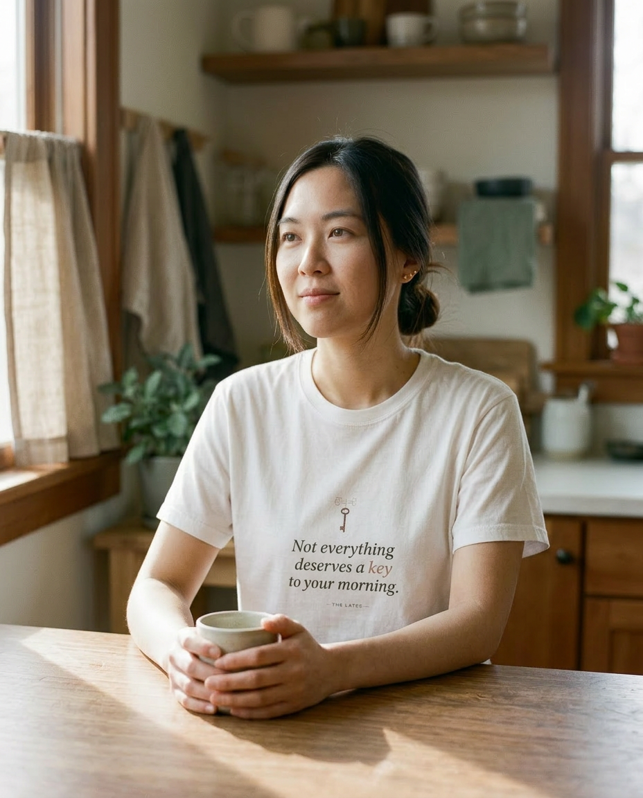 model: Not Everything Gets a Key — The Latch Tee - lifestyle