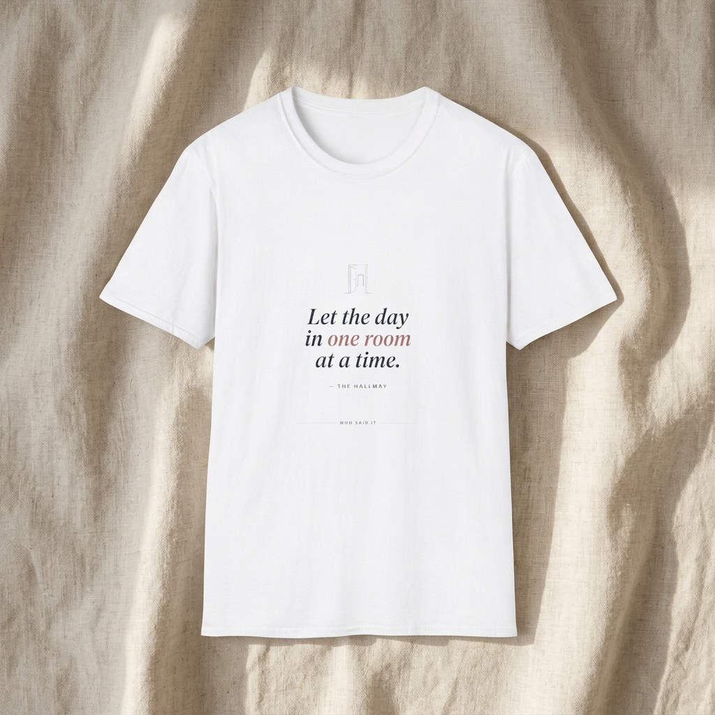 One Room at a Time — The Hallway Tee - styled