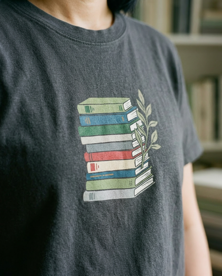 model: One True Thing — The Notebook Tee - detail