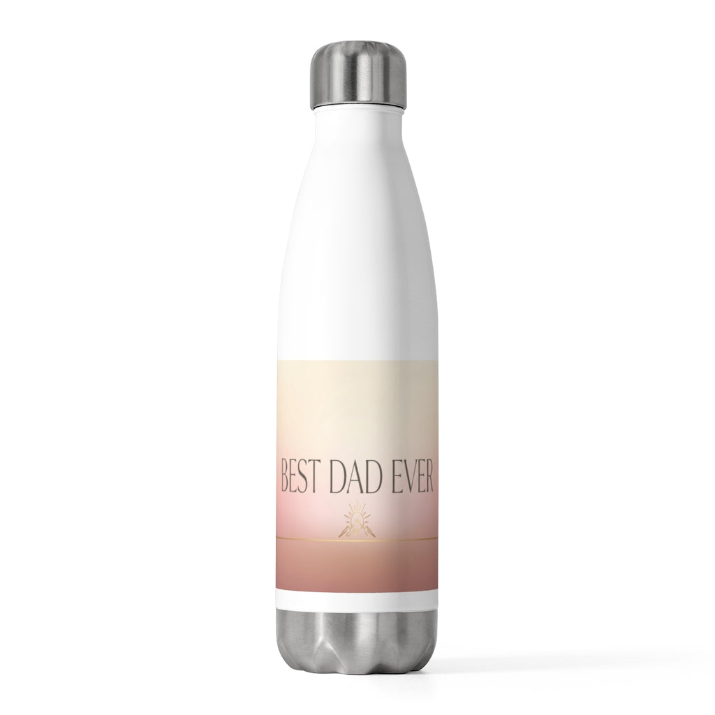 Best Dad Ever — Insulated Bottle — front view
