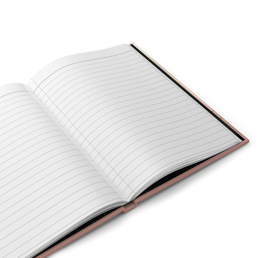 The Morning Journal hardcover with first-light gradient cover (inside)