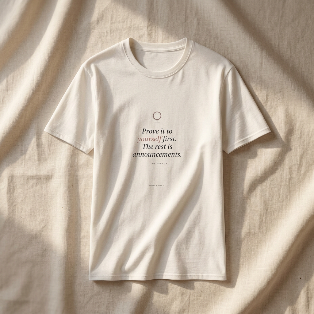 Prove It First — The Mirror Tee - styled