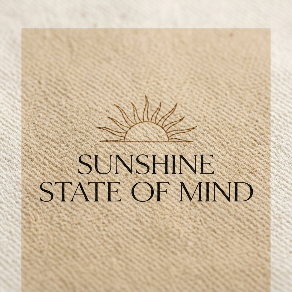 Sunshine State of Mind — Canvas Tote - detail
