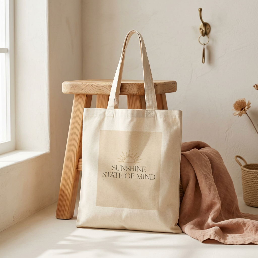 Sunshine State of Mind — Canvas Tote - styled