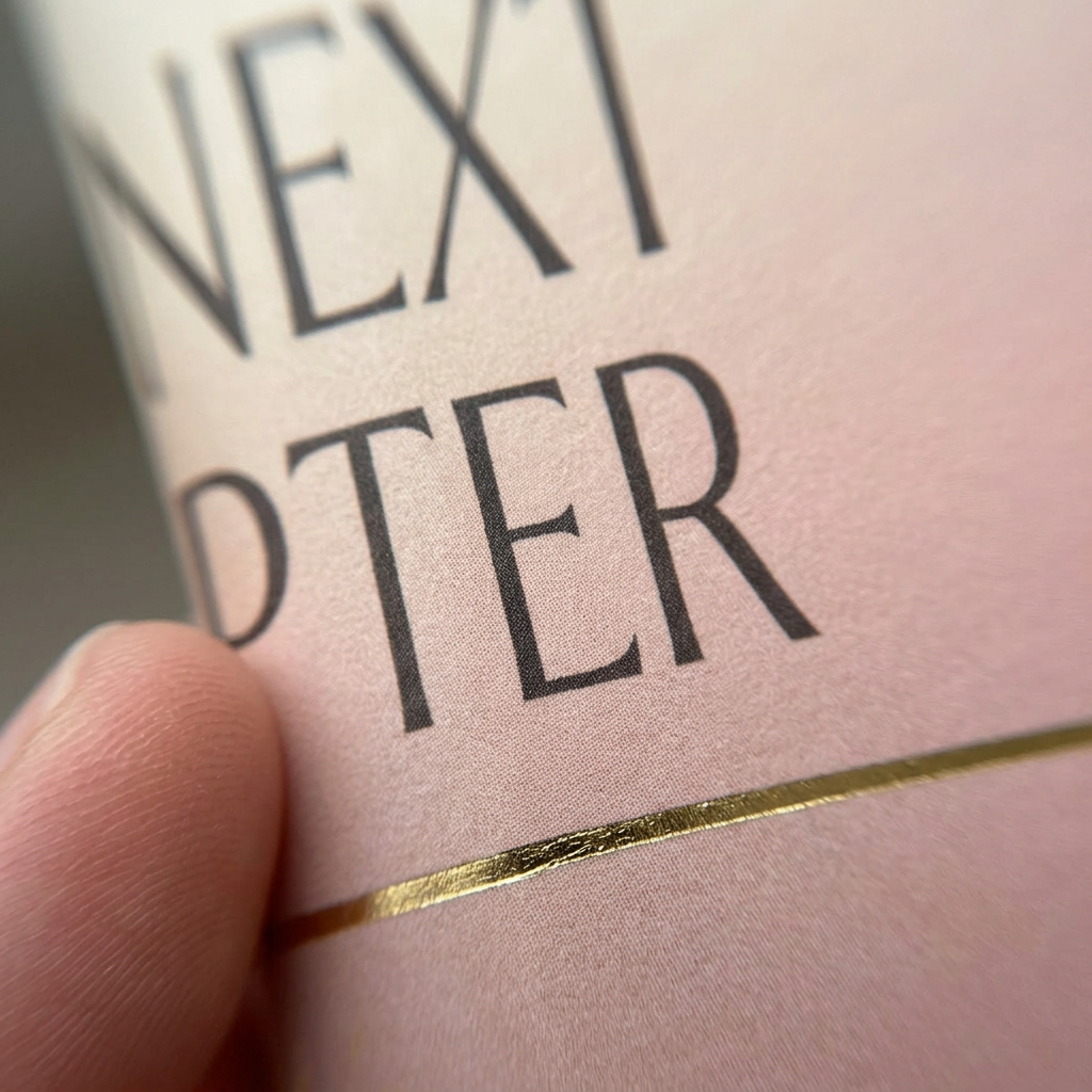 model: The Next Chapter — Hardcover Journal - detail