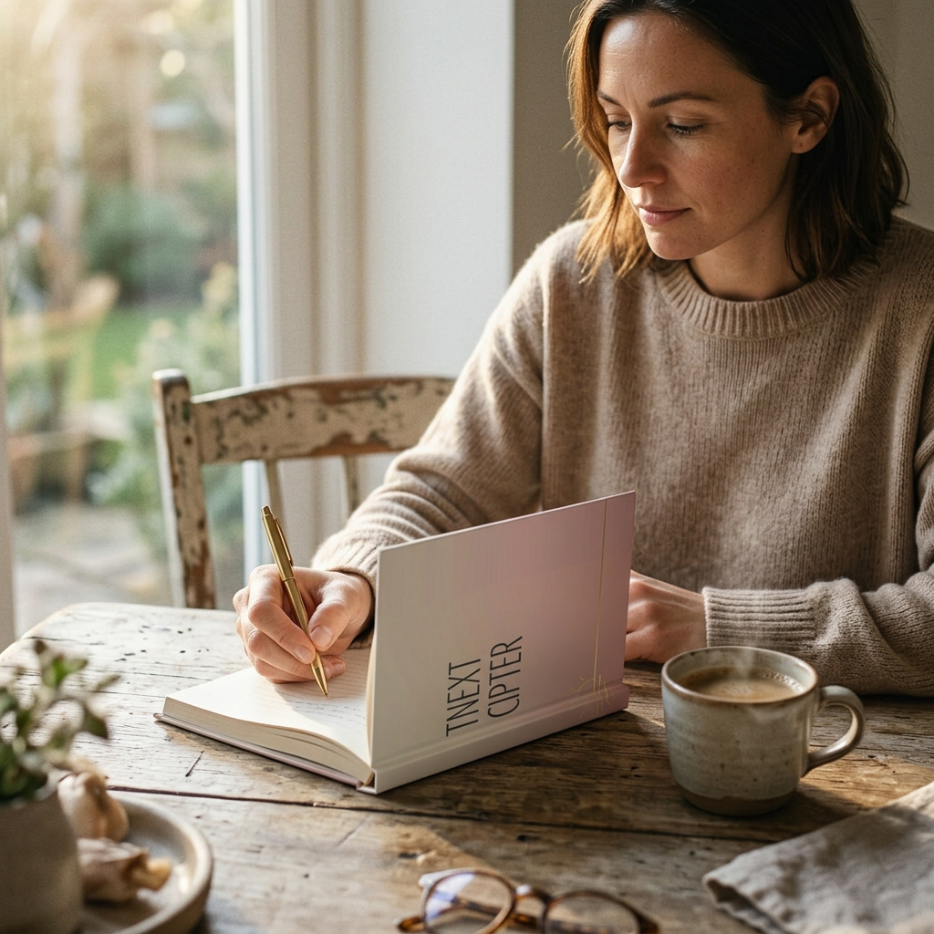 model: The Next Chapter — Hardcover Journal - lifestyle