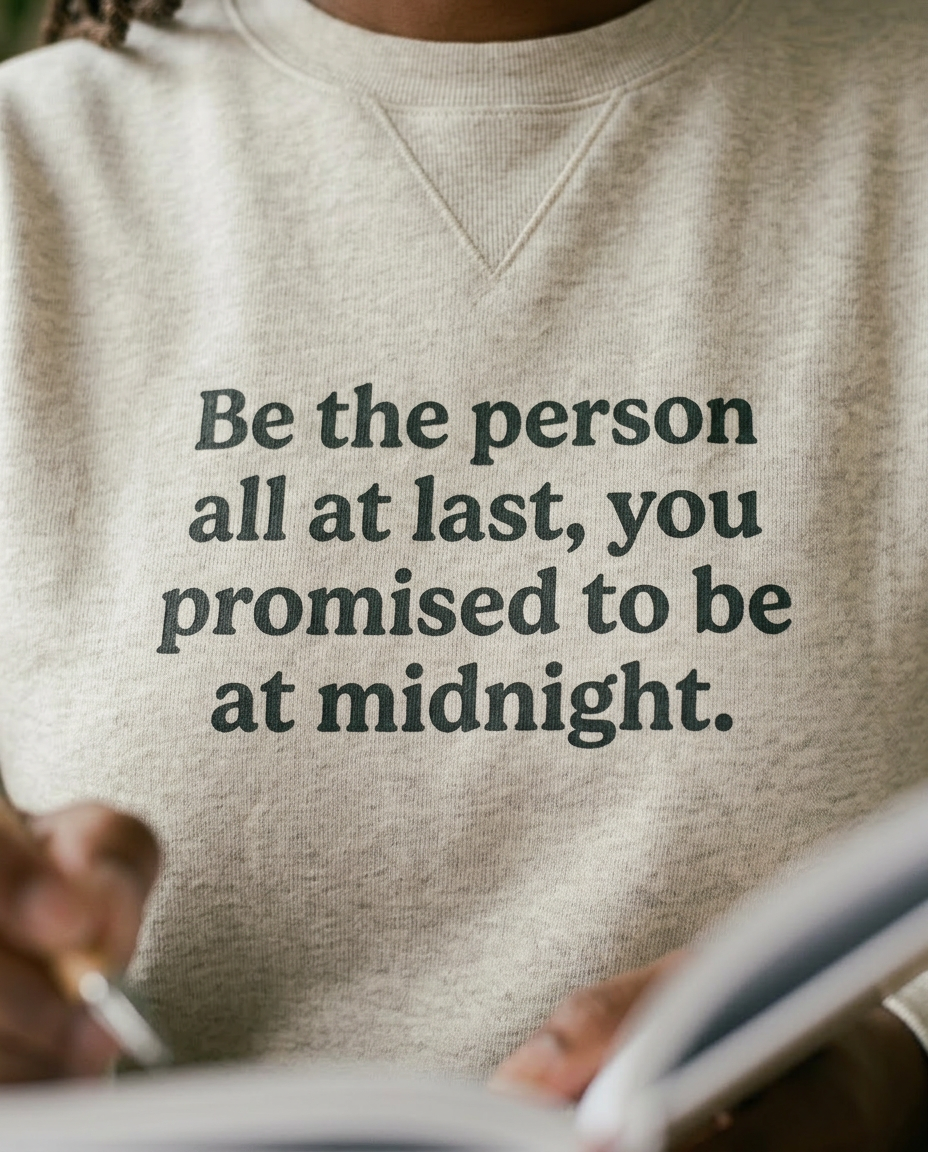 model: The Person at 6 A.M. — The Journal Tee - detail
