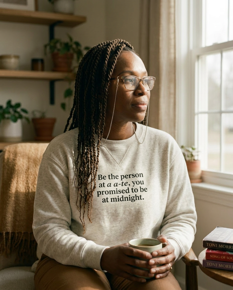 model: The Person at 6 A.M. — The Journal Tee - lifestyle