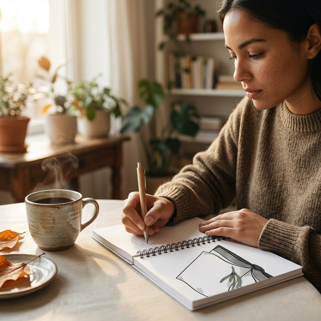 model: The Ritual Spiral Journal -- The Long Morning - lifestyle
